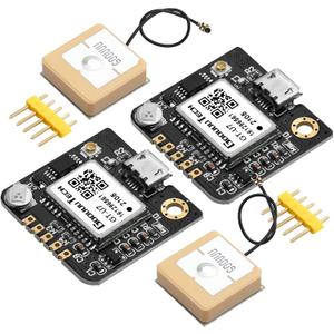 2Pack GPS Module,Navigation Satellite Positioning NEO-6M,Arduino GPS, Drone Microcontroller, GPS Receiver Compatible with 51 Microcontroller STM32 Arduino UNO R3 with Antenna High Sensitivity