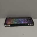 CHONCHOW 60% Wireless Gaming Keyboard and Mouse Combo, RGB Backlit Rechargeable LED Light Up Keyboards,Wireless Gaming Mouse and Keyboard for Xbox PS4 PS5 PC Laptop -Black