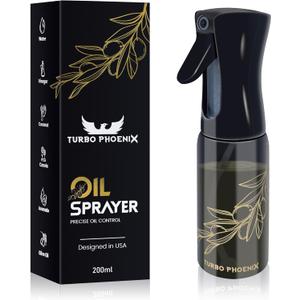 Oil Sprayer For Cooking, 200ML-Glass Refillable Spray Bottle, Oil Spritzer Dispenser For Kitchen,Olive Oil Dispenser Spray Bottle,Oil Sprayer For Air Fryer, Perfect Control For A Healthy Diet Portion.