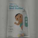 Frida Baby Electric Nail Buffer | Safe + Easy Baby Nail File, Baby Nail Clippers + Nail Trimmer Kit for Newborn, Toddler, Children's Fingernails/Toenails, 4 Buffer Pads, LED Light, Storage Case, White