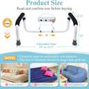Couch Cane Stand Up Assist Chair Lift Devices for Seniors Elderly Couch Rails Assistance Bed Handles Seat Assist Grab Bar Standing Mobility Aids Equipment Fall Prevention Handicap Seat Lifter