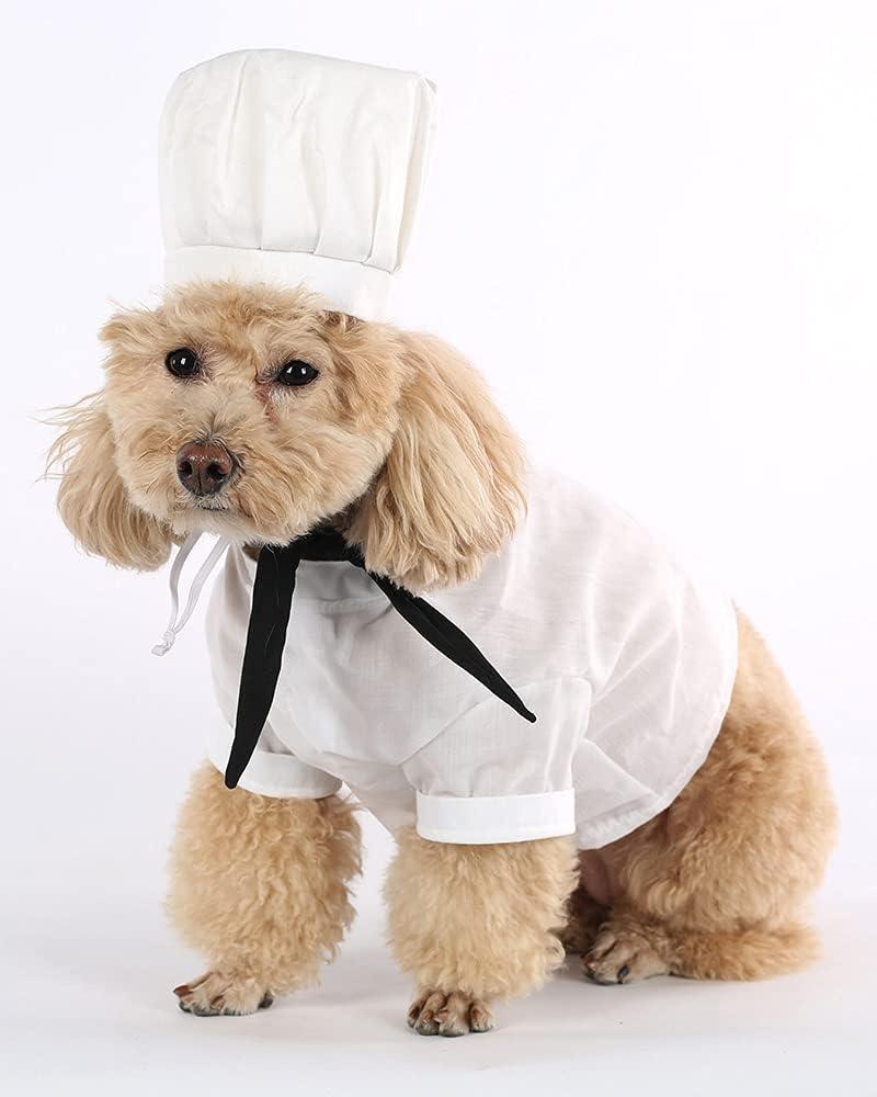 Dog Cook Costume PS20050 M (11" Neck Girth,15.7" Chest)
