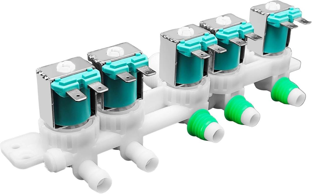 Washer Water Inlet Valve Fit for samsung WA48H7400AW/A2 WA50M7450AW/A4 WA52M7750AV/A4 WA54M8750AV/A4 WA52M8650AV/A4 WA50K8600AV/A2 WA50K8600AW/A2 WA52M8650AW/A4 WA456DRHDSU/AA WA48J7700AW/A2