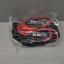 Neck Padded Service Dog Vest Harness and Leash Set, No Pull Adjustable Service Pet Harness with 8 Dog Patches, Reflective in Training Easy Control Pet Vest with 5ft Dog Leash for Medium & Large Dogs