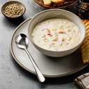 Hiware 12-Piece Soup Spoons, Round Stainless Steel Bouillon Spoons