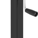 8000LBS Square Trailer Jack, 15" Lift, Heavy Duty Jack with Adjustable Drop Leg, Weld On for RV, Boat, and Utility Trailers