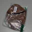 Mens Genuine Suede Ivy Hat Classic 6 Panel Flat Cap, Premium Soft Suede Newsboy Cap (Brown)