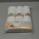 BlueSnail Quilted Thicker Waterproof Changing Pad Liners,3 Count(Snow White 13 x 27)