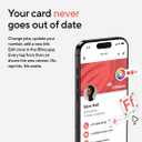 Blinq NFC Phone Sticker - Digital Business Card - Instant Share via Tap - Compatible with iPhone & Android (Black)