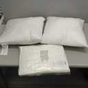 Phantoscope Pillow Inserts, Hypoallergenic 100% Virgin Fiber Square Form Microfiber Throw Pillow Inserts, Couch Bed Pillows 45x45 cm, 18x18 Inch (Pack of 4) (White)