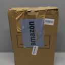 Spacrea Desk Organizers and Accessories, Paper Organizer for Desk with File organizer, Desk Accessories & Workspace Organizers for Catalog & Reference Racks (Black)