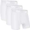 Men's Underwear Luxe Micro Modal Boxer Briefs Open Fly 3 Pack (Large)