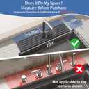 Fast Drying Stone Faucet Mat for Kitchen Sink with Raised Feet, Water Absorbent Diatomite Stone Sink Tray, Faucet Sink Splash Guard, Prevents Moisture Buildup, Durable Protector for Bathroom Counter