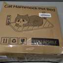 Cat Window Perch, Cat Window Hammock Soft and Comfortable Window Seat Bed with Washable Cover,Simple Install and Easy Clean Upgraded Suction Cups Hold up to 40lbs,Suitable for Window Width Over 24in