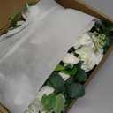 Ling's Moment 2pcs Wedding Flowers Garland Artificial Floral Swag Arch Decorations Greenery Arrangements Lily of The Valley White Ceremony Reception Garden Easel Wall Entryway Outdoor NOT Include Sign