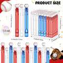 Hollowfly 48 Pcs Mini Baseball Bubble Wands Party Favors Birthday Bubble Wand Bulk Baseball Themed Decorations for Outdoor Summer Classroom Party Supplies Kids Goodie Bags Filler