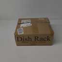Over The Sink Dish Drying Rack - Adjustable Dish Rack for Kitchen Counter, Metal (Black)