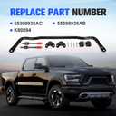 55398938AC Front Suspension Stabilizer Bar with K80894 Sway Bar End Links, Fit for 2009-2018 Dodge Ram 1500 2019-2022 Ram 1500 Classic 4WD, W/Bushings&Retainers&Screws Replace 55398938AB