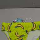 MIZOK Men's Hot Body Quick Dry Swimsuit Briefs Sexy Prints Swimwear Bikini (Medium, Yellow Banana)