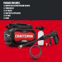 CRAFTSMAN Electric Pressure Washer, Cold Water, Lightweight Corded Power Washer for Cars, Driveways, Patio and Garage, Powerful 1700-PSI, 1.2-GPM, Compact, Easy to Use (CMEPW1700)