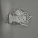 Tower Power Strips with Surge Protection, 6FT Flat Extension Cord with Multiple Outlets, 12 AC 4 USB Ports, Overload Protection Charging Station for Office Home Dorm Room Travel (White)