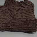 Kevin Textile Decorative Pillow Covers Set of 2 Striped Plush Corduroy Pillows Pillowcases Boho Home Decor Cushion Covers for Couch Sofa Bed Living Room 20x20 Inch, Coffee