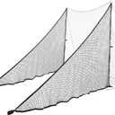 2PCS 7FT Height Shank Net Golf with Two Sandbags for Golf Hitting Nets Frame;Golf Practice Hitting Net Barrier Net for Golf, Baseball, Hockey, Soccer