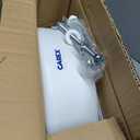 Carex Toilet Seat Riser, Round Raised Toilet Seat Adds 3.5 inches to Toilet Height, for Assistance Bending or Sitting, 300 Pound Weight Capacity Toilet Riser