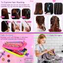 Girls Friendship Bracelet Making Kit: Girl Toys Bracelets Braiding Kits Kids Birthday Gifts Age 7 8 9 10 11 12 Year Old, Crafts Art Cool Presents for Teen, DIY Jewelry String Maker Travel Activity Set (multicolored)