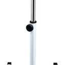 Pedicure Foot Rest, Height Adjustable Pedicure Chair, Non-Slip Pedicure Stool for Massage Office or Home (Light Grey)