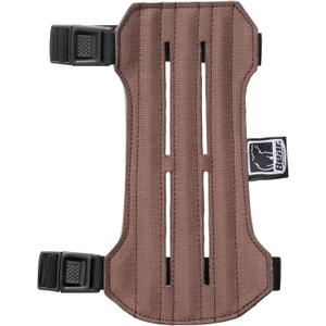 Bear Archery Adjustable Cordura Arm Guard with Vented Design, Brown, One Size