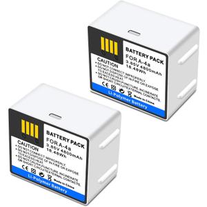 2 Pack A-4A Battery Replacement Compatible For Arlo Pro 5/5S 2K/Pro 3/Pro 4/Ultra/Ultra 2 Camera, VMA5400 VMC4040 VMC4040P VMC5040 VMS4240P VMS4340P VMS4440P VMS4640P VMC4350B VMC4050P- 308-10069-01