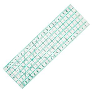 MANUFORE Quilting Ruler 6” x 24” Sewing Acrylic Ruler Anti-Slip Metric Ruler DIY Quilting Tools with Clear Printed Lines for Precise Cutting