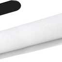 Paper Towel Holder, Self Adhesive or Drilling Paper Towel Holder Under Cabinet, Stainless Steel Black Paper Towel Holders Wall Mount for Kitchen, Bathroom, Sink, Pantry, Fridge