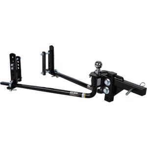Fastway e2 2-Point Sway Control Round Bar Hitch, 94-00-0800, 8,000 Lbs Trailer Weight Rating, 800 Lbs Tongue Weight Rating, Weight Distribution Kit Includes Standard Hitch Shank, Ball NOT Included