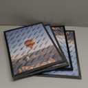 11x15 Black Picture Frame Set of 4, Horizontal and Vertical Formats for Wall Hanging, 11 x 15 Wall Gallery Poster Photo Frames with Shatter Resistant Plexiglass, 4 Pack, Black