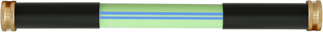 Atlantic Heavy Duty Garden Hose, 5/8 Inch x 1 ft, Green, Female-Female Connection, PVC & Rubber