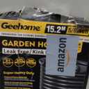 50ft Polyurethane Garden Hose, 5/8 in Lightweight Flexible Water Hose with Swivel Fittings, All-Weather, No-Kink Memory, Commercial Duty, Perfect for Home and Commercial Applications