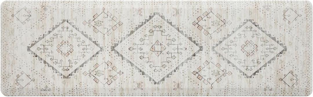 House of Noa Nama Standing Mat  Anti-Fatigue Cushioned Kitchen Mats for Floor | Ergonomic Bounce-Back Foam Kitchen Mats | Anti-Fatigue Mats for Kitchen & Standing | Ula Calico | 22" x 72"