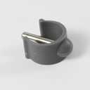 4 Pcs C-Shaped Clasp for Toilet Safety Rail