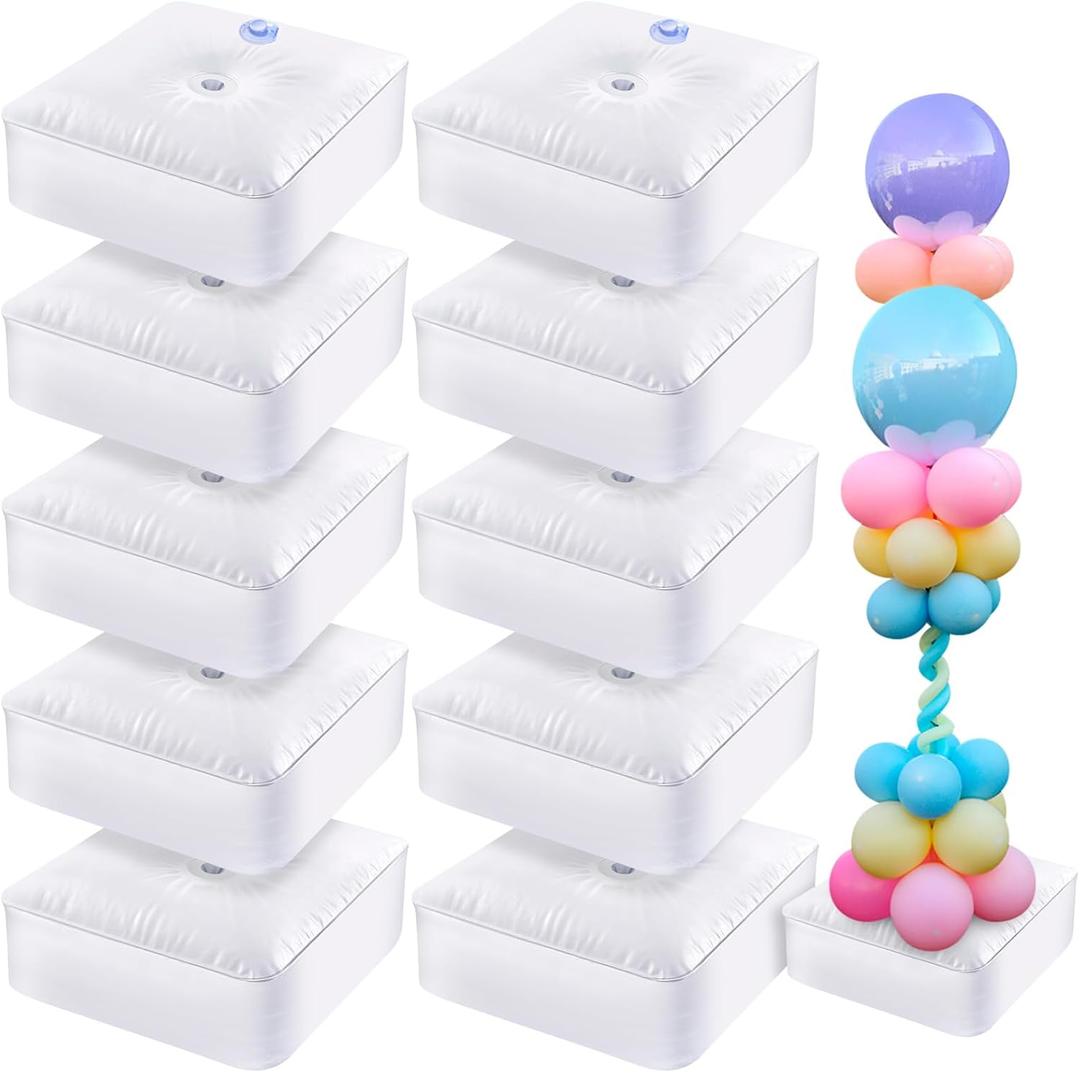 Balloon Arch Stands Base, Heavy Weight Water Bag for Balloon Column Stand and Balloon Arch Set, 4 Pcs Water Fillable Base for Party Wedding Graduation Birthday Decor