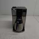 Mr. Coffee Coffee Maker, Programmable Coffee Machine with Auto Pause, 10 Cups, Stainless Steel