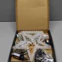 PUHONG Color Changing Christmas Lights, 4 in1 Outdoor Star String Lights, 320 LED Christmas Decoration Lights [11 Modes & Waterproof & Remote] for Halloween Xmas New Year Holiday (Warm+Multicolor)