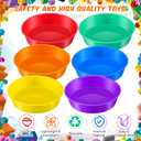 24 Pcs Sorting Bowls for Preschool 6 Colors Counting and Sorting Bowls for Toddlers Early Math and Fine Motor Skills STEM Sets Gift for Toddlers Kids, 5.12 inches