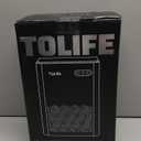 ToLife Dehumidifier for Home, 1000 sq.ft Dehumidifiers for Basement Bedroom Bathroom with 95 OZ Water Tank, Auto Shut Off 7 Colors LED Light, Black