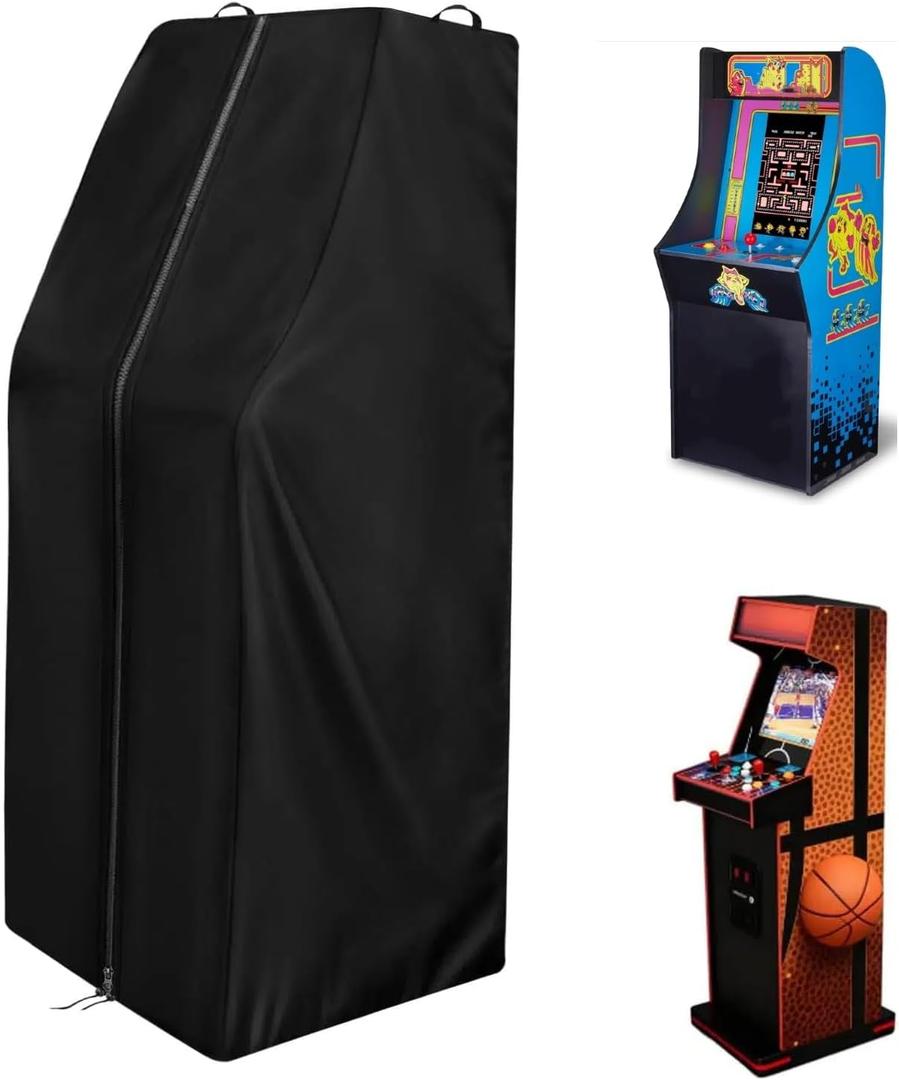 Arcade Machine Cover, Heavy Duty Protective Video Game Cover for Arcade1Up MS. PACMAN Classic SE Machine,Waterproof & Dustproof Electronic Dust Covers for Game Room19" x 19" x 62"