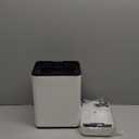 ELPHECO Bathroom Trash Can with Lid 2.6 Gallon Smart Trash Can Slim Motion Sensor Garbage Can Automatic Stainless Steel Wastebasket Bathroom Decor for Bedroom Office Toilet White