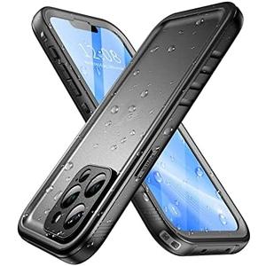 SPORTLINK for iPhone 13 Pro Max Waterproof Case Dustproof Shockproof with Built-in Screen Protector,IP68 Underwater Dropproof Full Body Sealed Protective Cover for iPhone 13 Pro Max 6.7 Inch (Black)