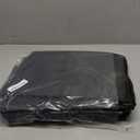 EXLIFBAG File Organizer, Fireproof File Box with Lids, Important Document Organizer Box with Lock, Portable File Folder Organizer with Handle (1 Layer, Black)