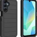 AZSXLG for Samsung Galaxy A16 5G Case, Defender Case Heavy Duty Shockproof Dustproof 3 in 1 Rugged Protective Phone Cover for Samsung Galaxy A16 5G (Black, A16)